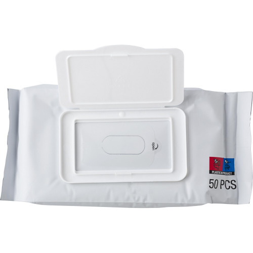 Chusteczki z alkoholem, 50 szt. Biały V6984-02 (1)