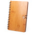 Bambusowy notatnik ok. A5 brązowy V2968-16  thumbnail