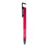 Długopis, touch pen, stojak na telefon czerwony V1816-05  thumbnail
