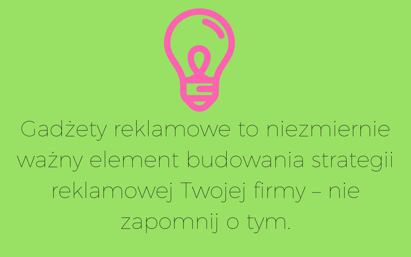 gadżety reklamowe z logo