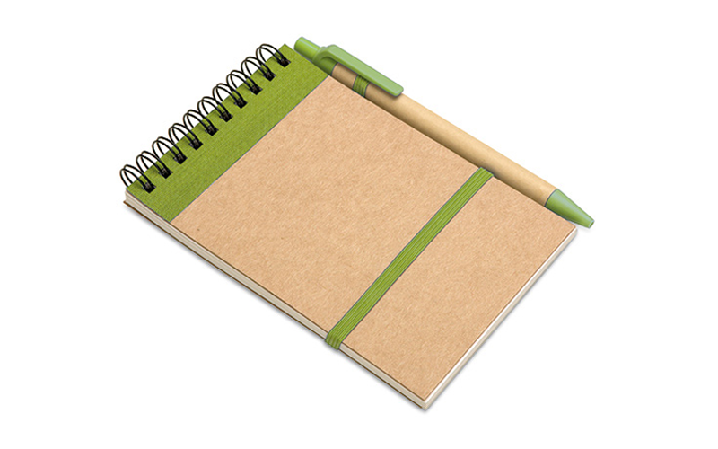 Eko notes z dlugopisem