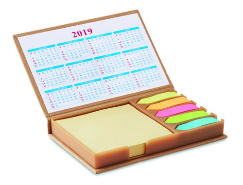 Zestaw biurkowy z kalendarzem beżowy