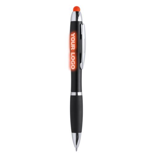 Długopis, touch pen pomarańczowy