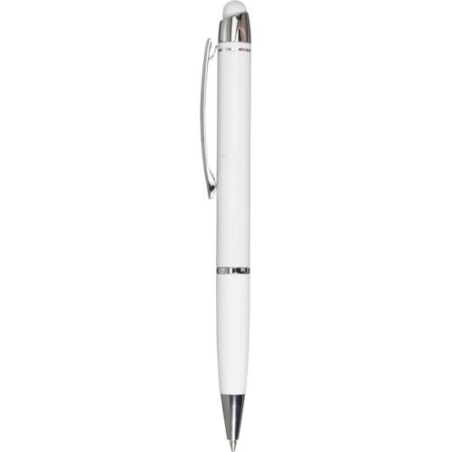 Długopis, touch pen biały V1767-02 
