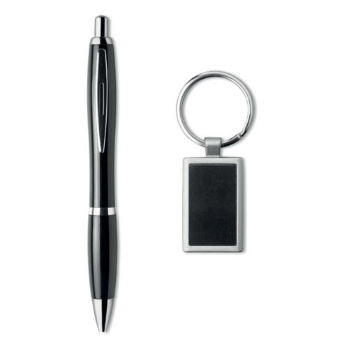 Długopis z breloczkiem czarny KC7149-03 