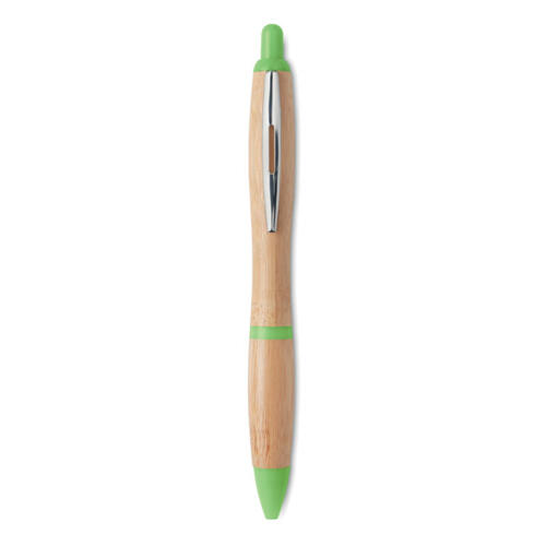 Długopis z bambusa limonka