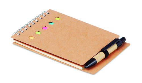 Notes z długopisem oraz koloro beżowy MO8107-13 (10)