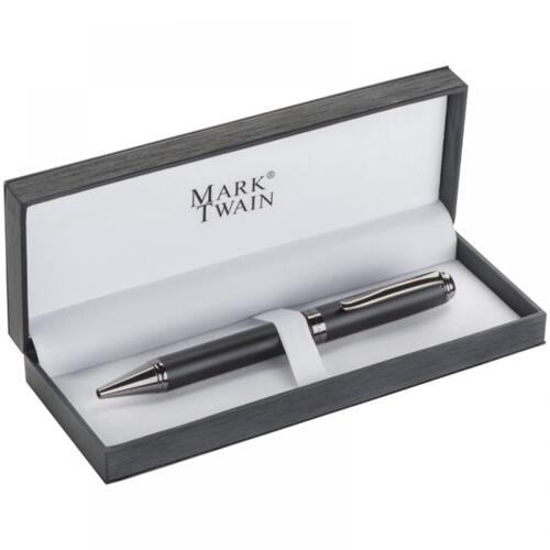 Długopis metalowy Mark Twain Czarny 1057603