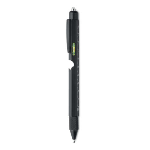 Długopis z poziomicą i miarką czarny MO2072-03 (4)
