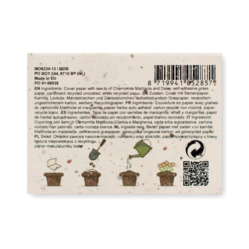 Zestaw kartek z nasionami biały MO6234-06 (1)
