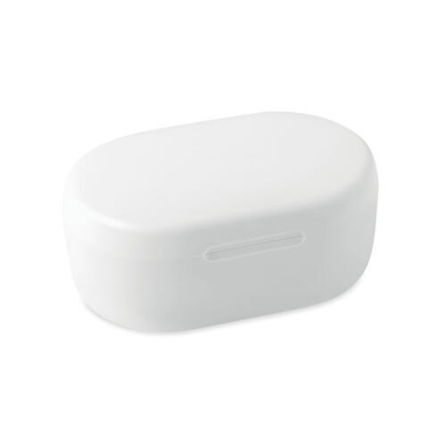Słuchawki TWS z ABS, recykling biały MO6252-06 (2)