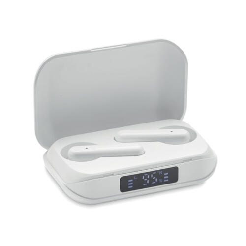 Słuchawki douszne TWS z ABS biały MO6946-06 (1)