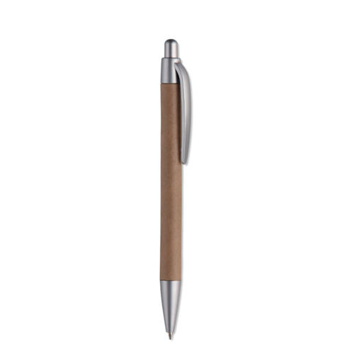 Długopis z kartonowym korpusem srebrny mat MO8105-16 (1)