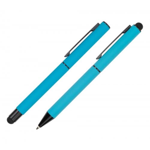 Zestaw piśmienny touch pen, soft touch CELEBRATION Pierre Cardin jasnoniebieski B0401005IP324 (5)