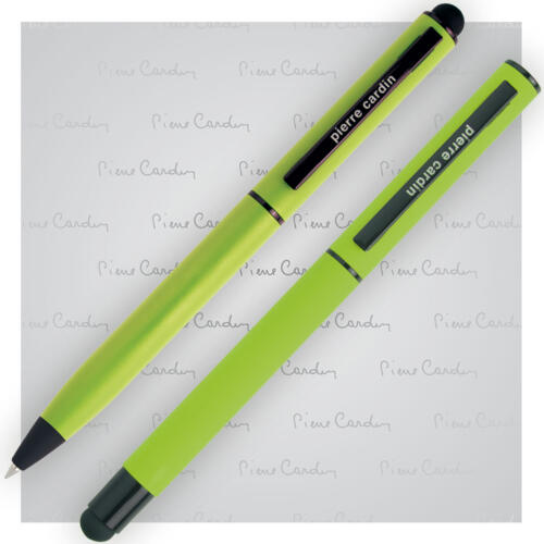 Zestaw piśmienny touch pen, soft touch CELEBRATION Pierre Cardin jasnozielony B0401007IP329 
