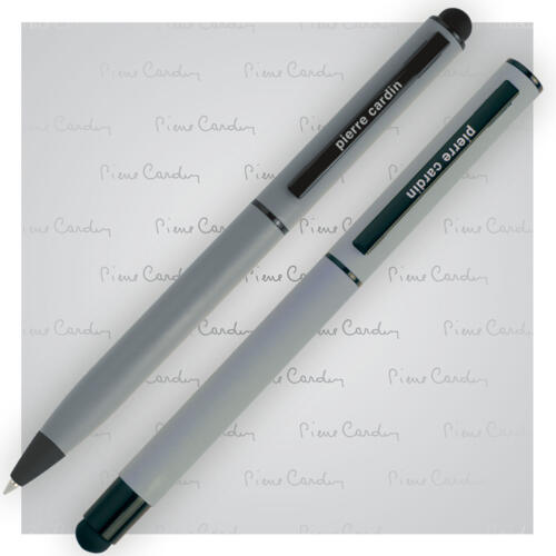 Zestaw piśmienny touch pen, soft touch CELEBRATION Pierre Cardin szary B0401008IP307 
