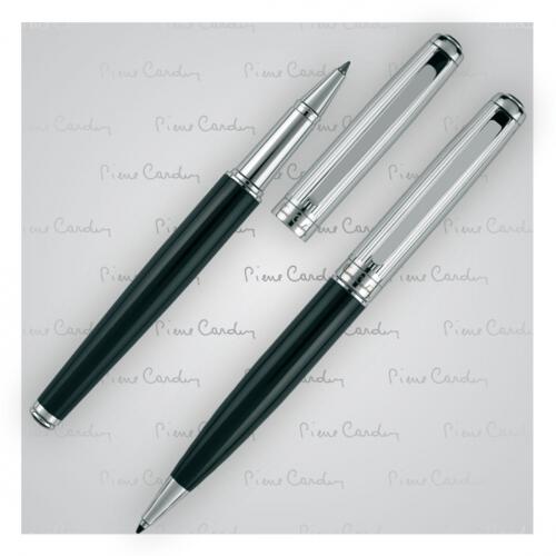 Zestaw piśmienniczy długopis i pióro kulkowe DIDIER Pierre Cardin czarny B0400500IP303 