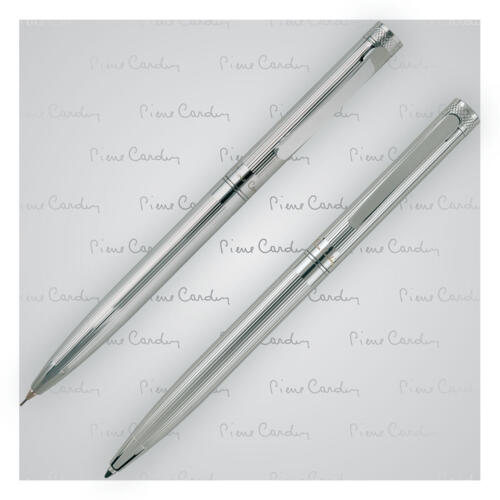 Zestaw piśmienniczy długopis i ołówek RENEE Pierre Cardin szary B0400900IP307 