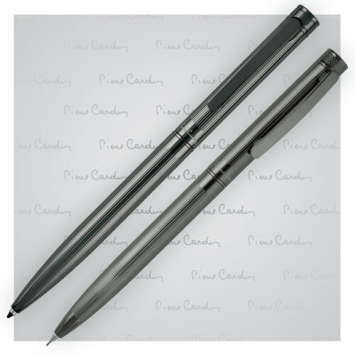 Zestaw piśmienniczy długopis i ołówek RENEE Pierre Cardin grafitowy B0400901IP377 