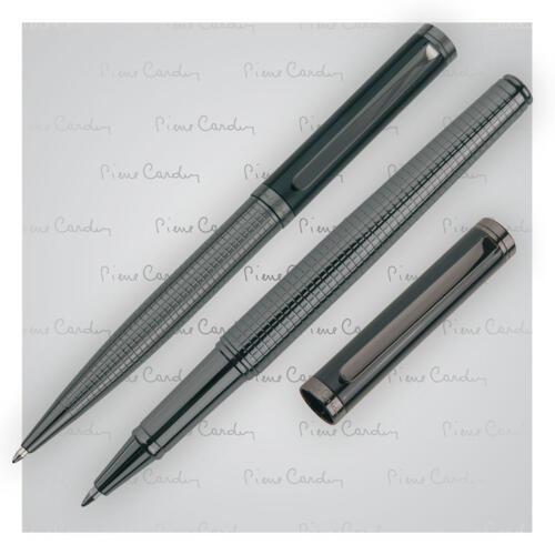 Zestaw piśmienny długopis i pióro kulkowe MARIGNY Pierre Cardin grafitowy B0400801IP377 