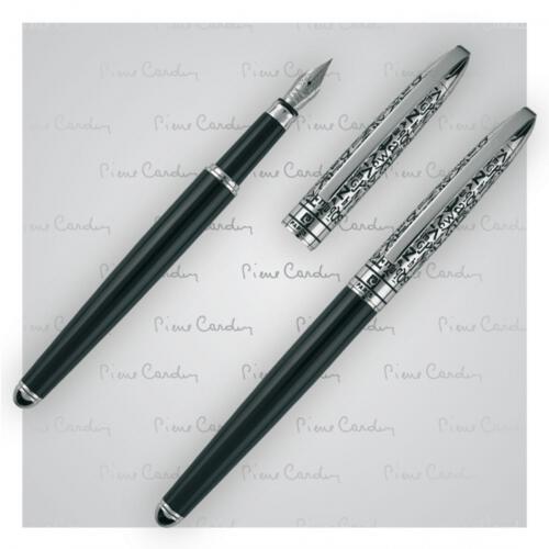 Zestaw piśmienniczy długopis i pióro wieczne JACQUES Pierre Cardin czarny B0400600IP303 