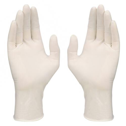 Rękawiczki lateksowe rozmiar M 100 szt. biały M5166306 (1)