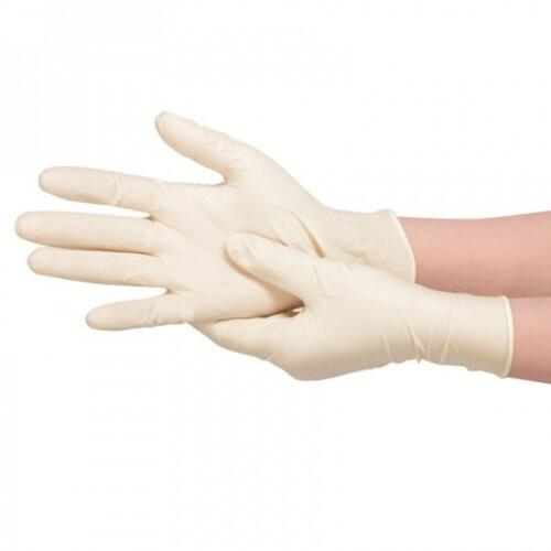 Rękawiczki lateksowe rozmiar M 100 szt. biały M5166306 (2)