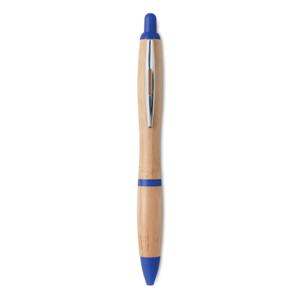 Długopis z bambusa niebieski