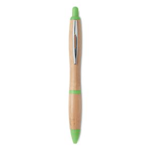 Długopis z bambusa limonka