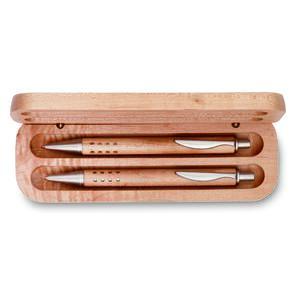 Długopis i ołówek w pudełku drewna KC1701-40 (5) thumbnail