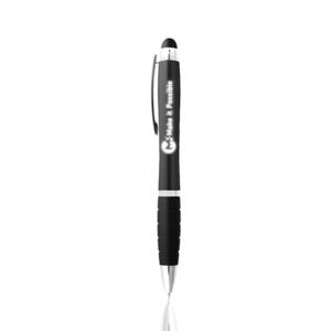Długopis metalowy touch pen lighting logo Czarny