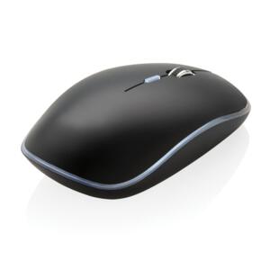 Bezprzewodowa mysz komputerowa z podświetleniem logotypu