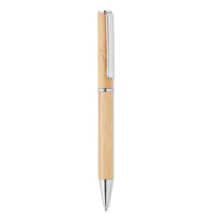Bambusowy długopis wykręcany drewna