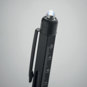 Długopis z poziomicą i miarką czarny MO2072-03 (7) thumbnail