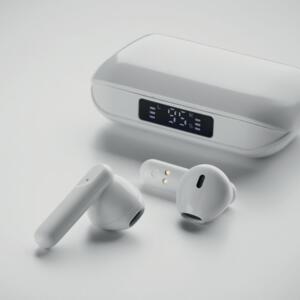 Słuchawki douszne TWS z ABS biały MO6946-06 (3) thumbnail