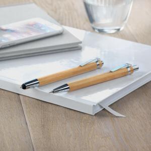 Bambusowy zestaw długopis  i o drewna MO8111-40 (6) thumbnail