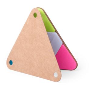 Zestaw do notatek "trójkąt", karteczki samoprzylepne neutralny
