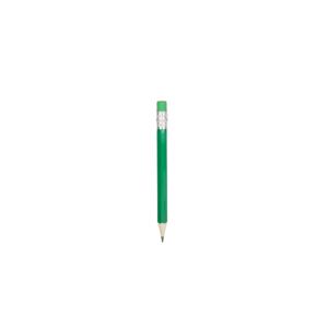 Mini ołówek, gumka zielony