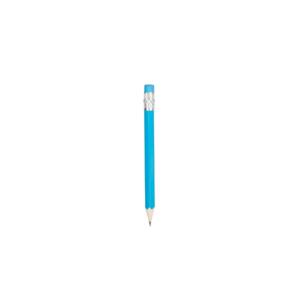 Mini ołówek, gumka niebieski
