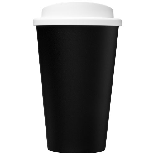 Kubek termiczny z serii Americano® o pojemności 350 ml Czarny-Biały 21000101 (2)