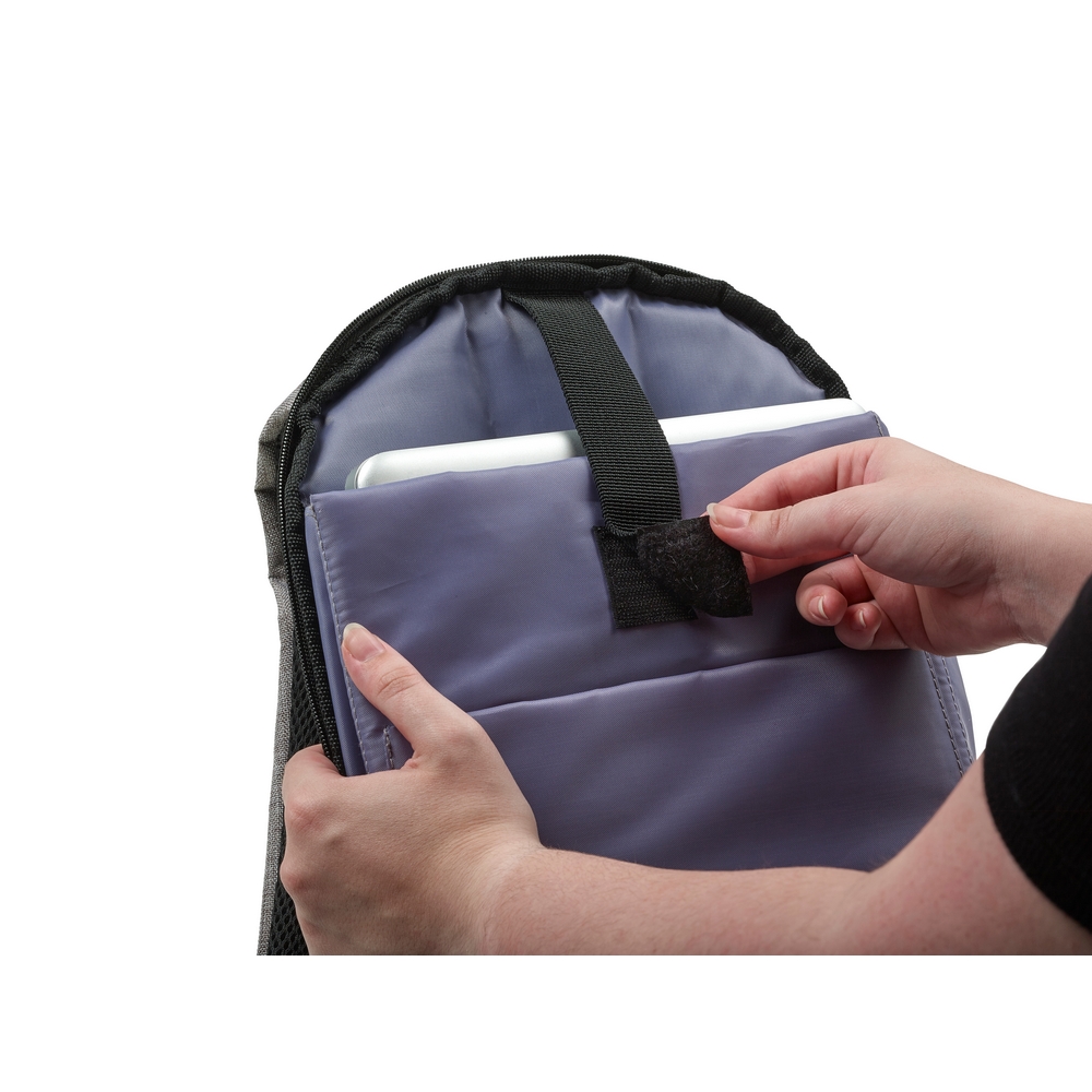 Plecak na laptopa 13", chroniący przed kieszonkowcami Niebieski V0610-11 (2)