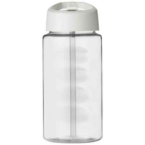 Bidon H2O Bop o pojemności 500 ml z wieczkiem z dzióbkiem Przezroczysty-Biały 21088311 (2)