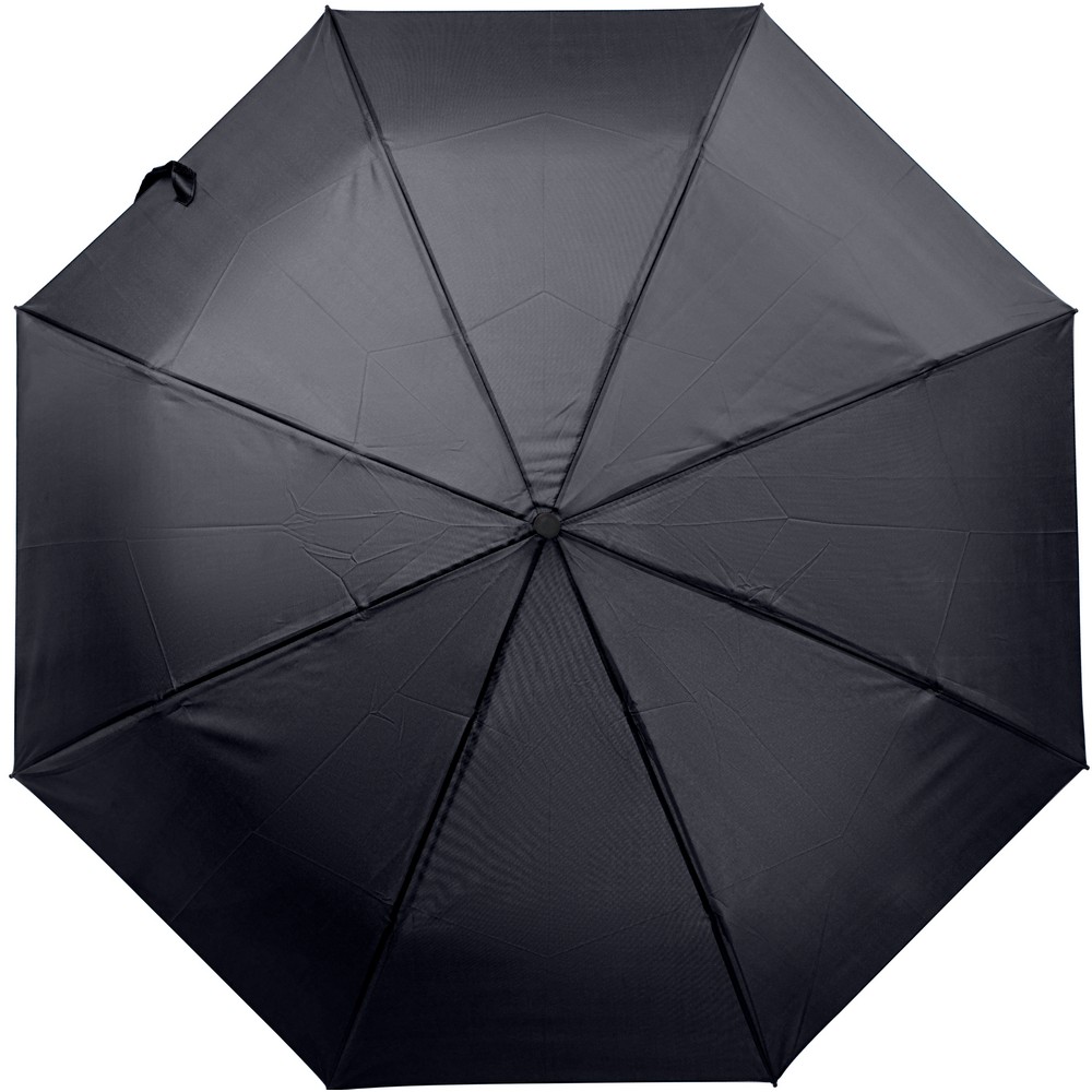 Parasol manualny RPET, składany Czarny V1605-03 (1)