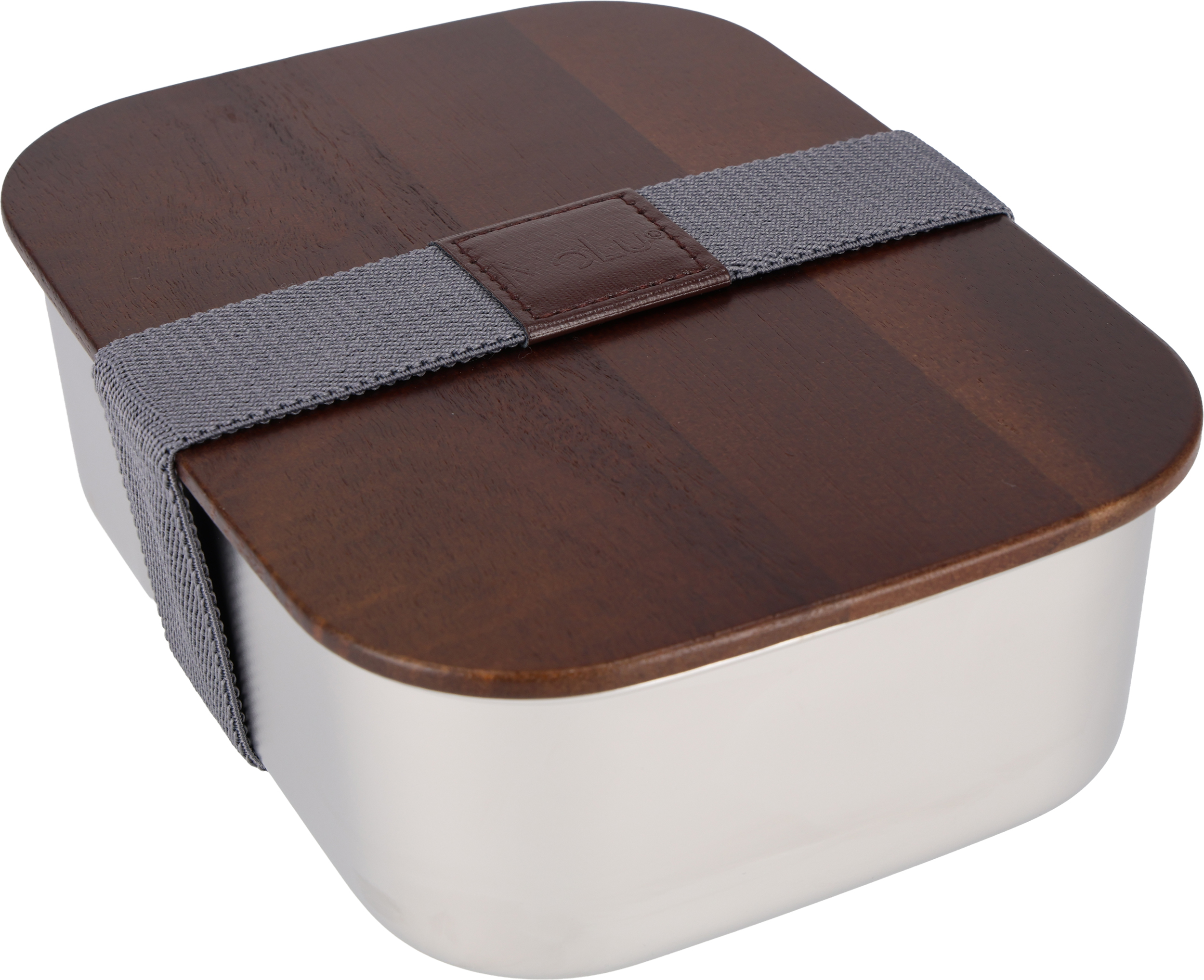Lunch box ze stalowy z recyklingu PUERTO BANUS MoLu 1000 ml Szary 398407 