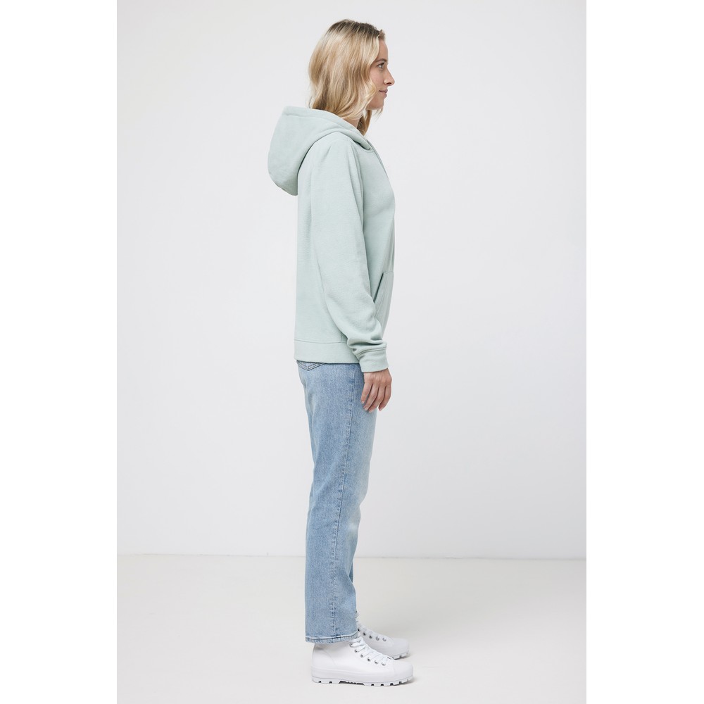 Bluza z kapturem z mikropolaru Iqoniq Trivor, RPET Zielony T9403.023.L (13)
