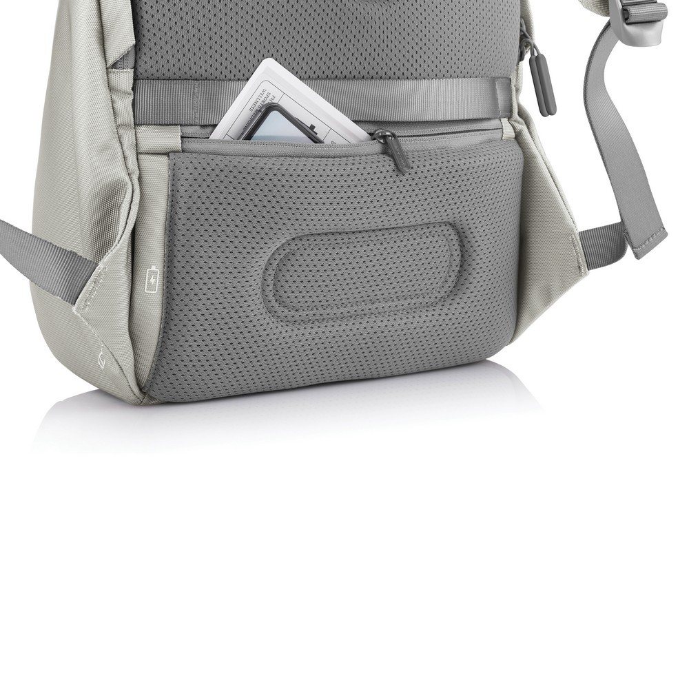 Bobby Soft plecak chroniący przed kieszonkowcami Szary P705.7919 (2)