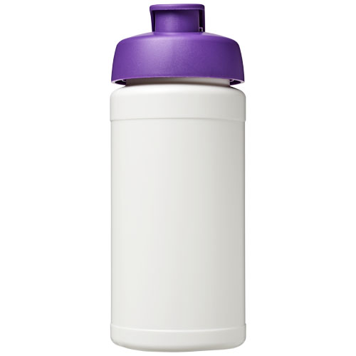 Bidon Baseline® Plus o pojemności 500 ml z wieczkiem zaciskowym Biały-Fioletowy 21006809 (2)