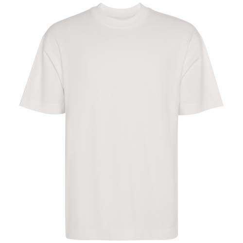 Chow - koszulka unisex z krótkim rękawem, fason oversize Wintage biel R65612C0 