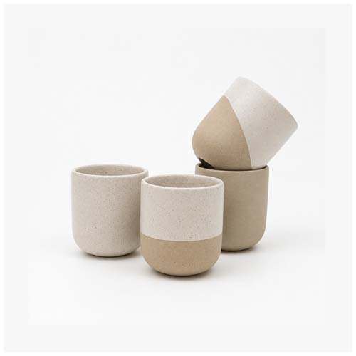 Zestaw kubków do kawy Originalhome Reclay 150 ml Biały 12643301 (4)