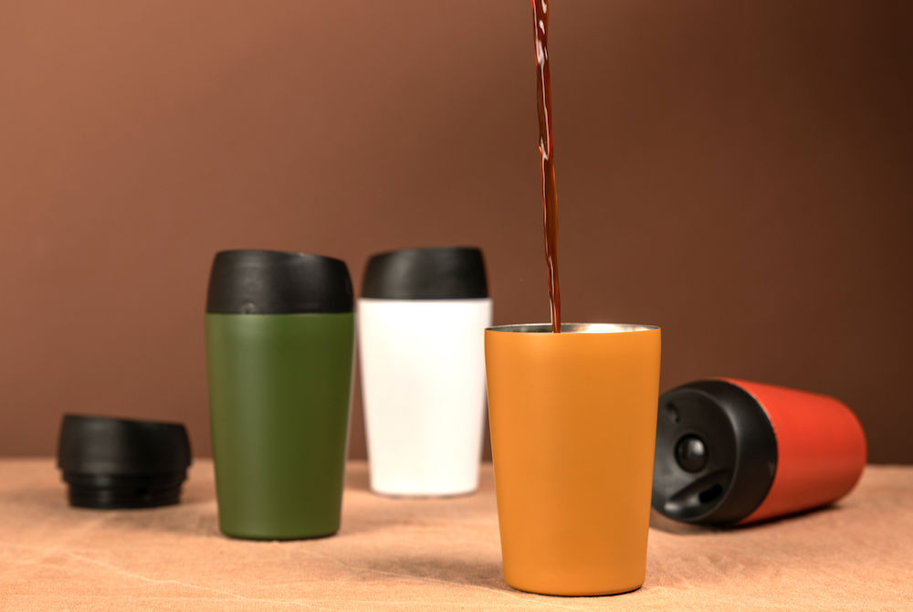 Gadżet reklamowy - Kubek LOKE 240 ml, żółty